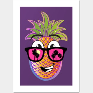 HAPPY PINEAPPLE Posters and Art